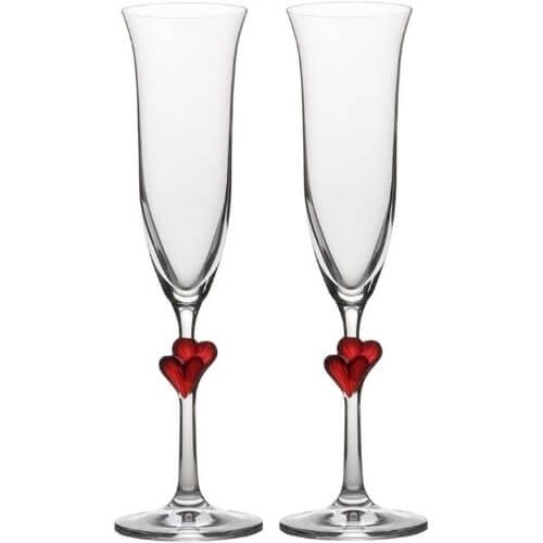 Stölzle Lausitz L´Amour Sparkling Wine Flutes Awesome Ruby Wedding Gift Ideas For Him, Her & Themac