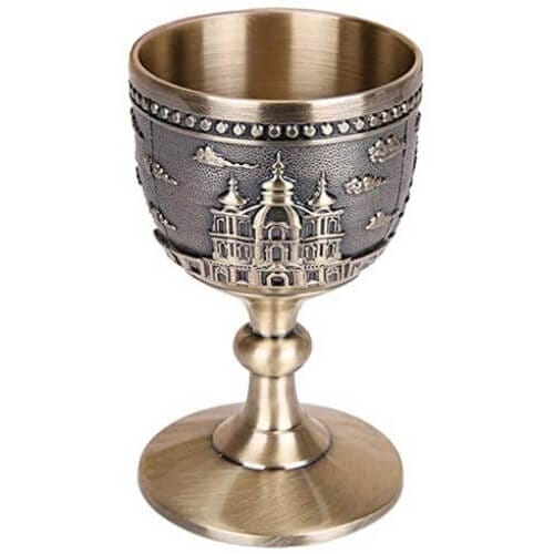 ACAMPTAR Classical Metal Wine Cup Handmade Superb Copper Gifts For Her That Will Instantly Make Her Smile