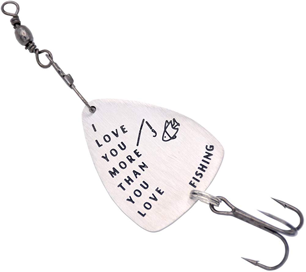 Buy I Love You Hand Stamped Lure Fisherman Gift @ www.gifthome.co.uk