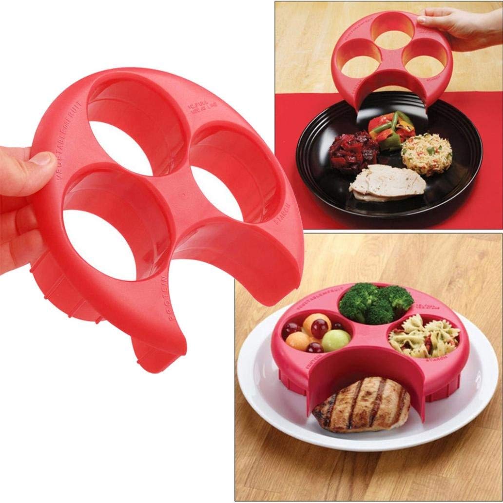 Dinner Plates,Healthy Meal Measure Portion Control Cooking Tools
