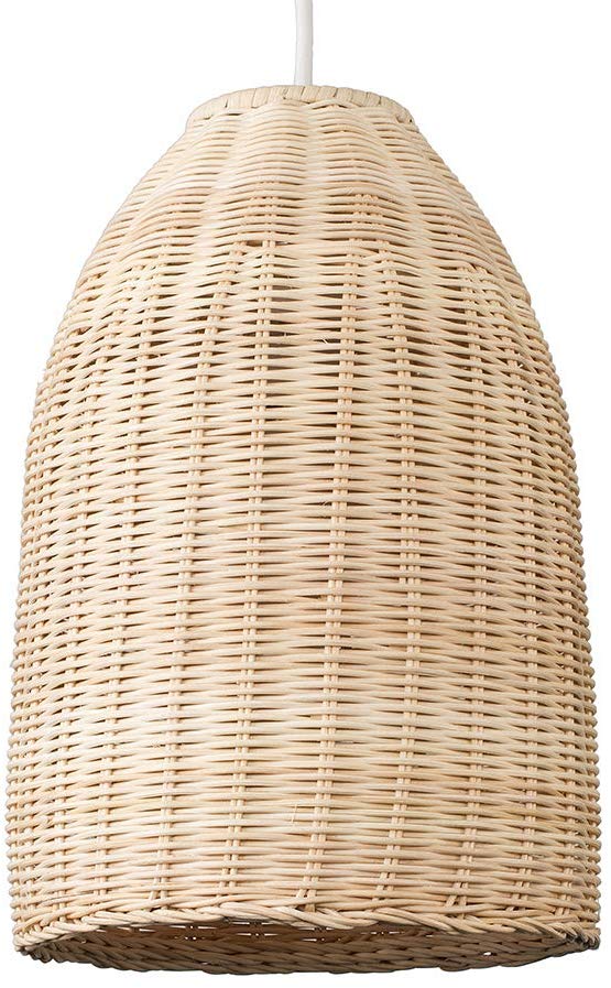 Modern Rattan Basket Ceiling Pendant Light Shade