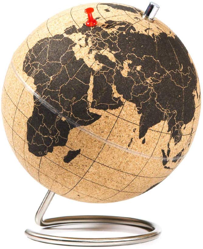 Mini Desktop Cork Globe