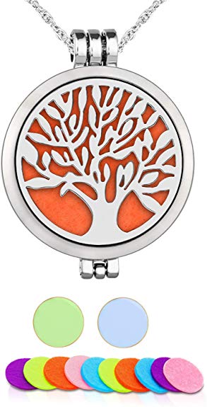 Aromatherapy Essential Oil Diffuser Pendant Necklace