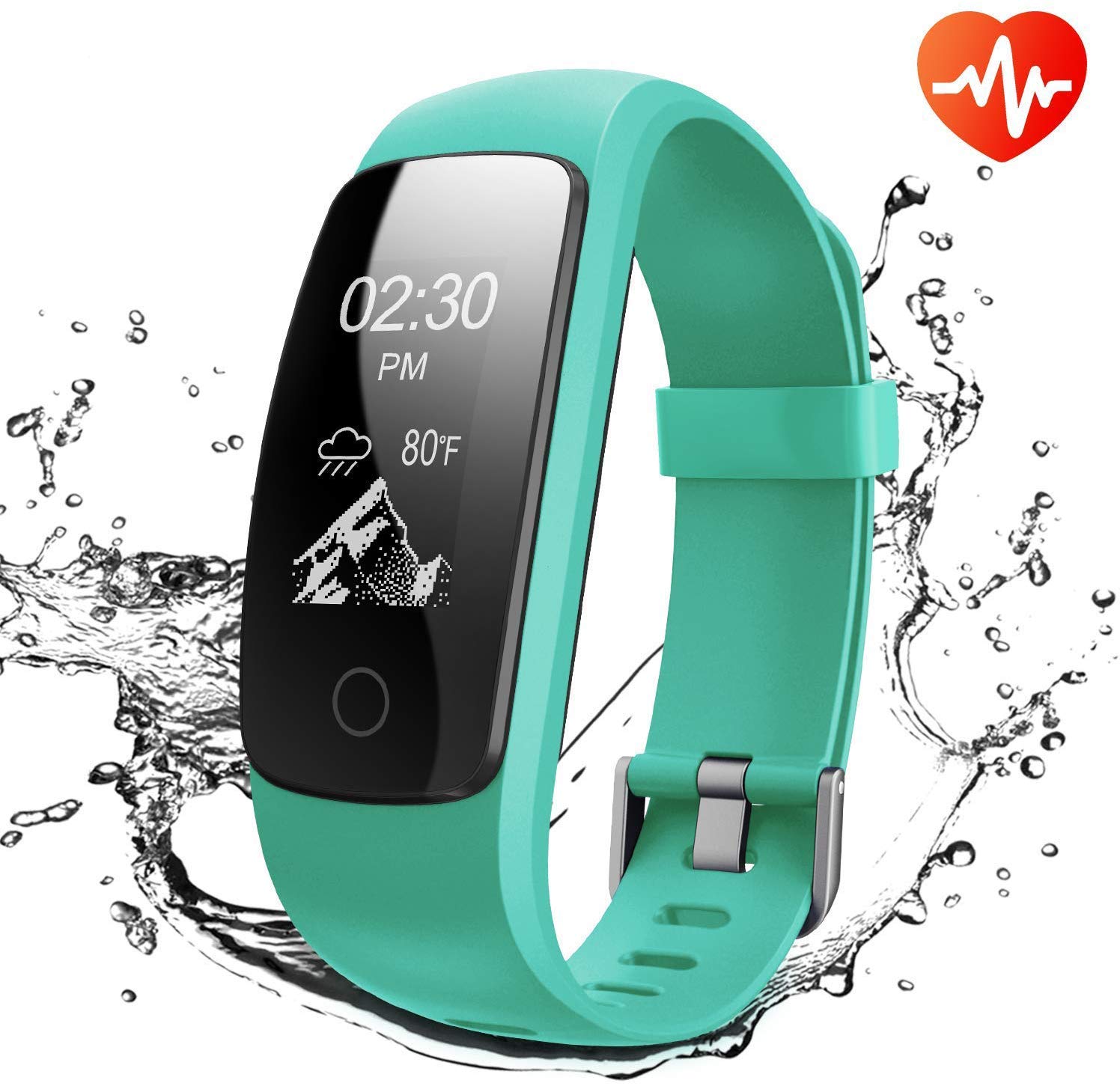 Runme Fitness Tracker, Activity Tracker with Heart Rate and Sleep Monitor