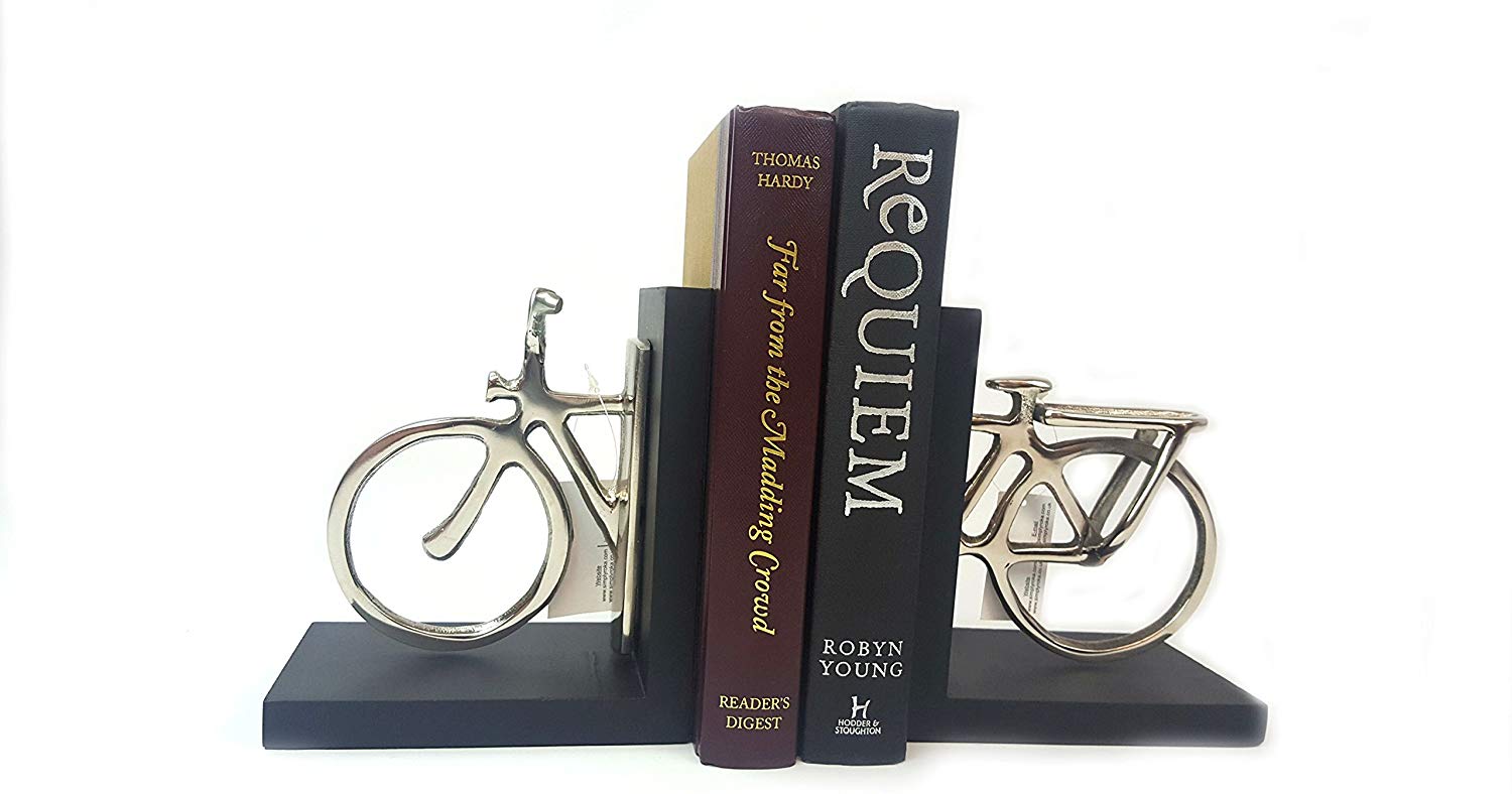 Simply Roka - Aluminium Cycle Bookend - Pair