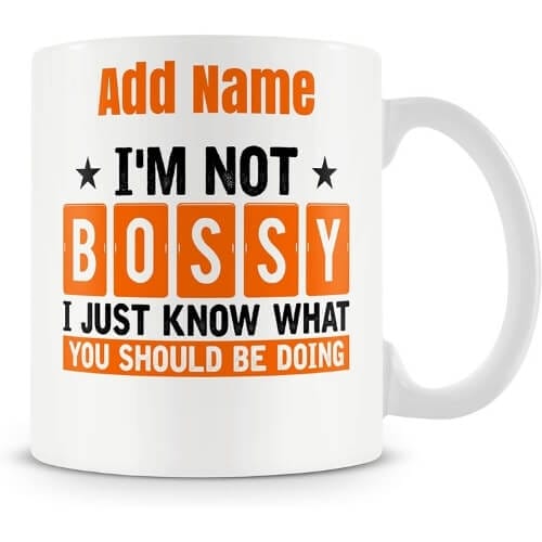 Funny Novelty Boss/Manager Mug Work Gift Amazing Gifts For A Female Boss That Will Surely Fill Her With Joy