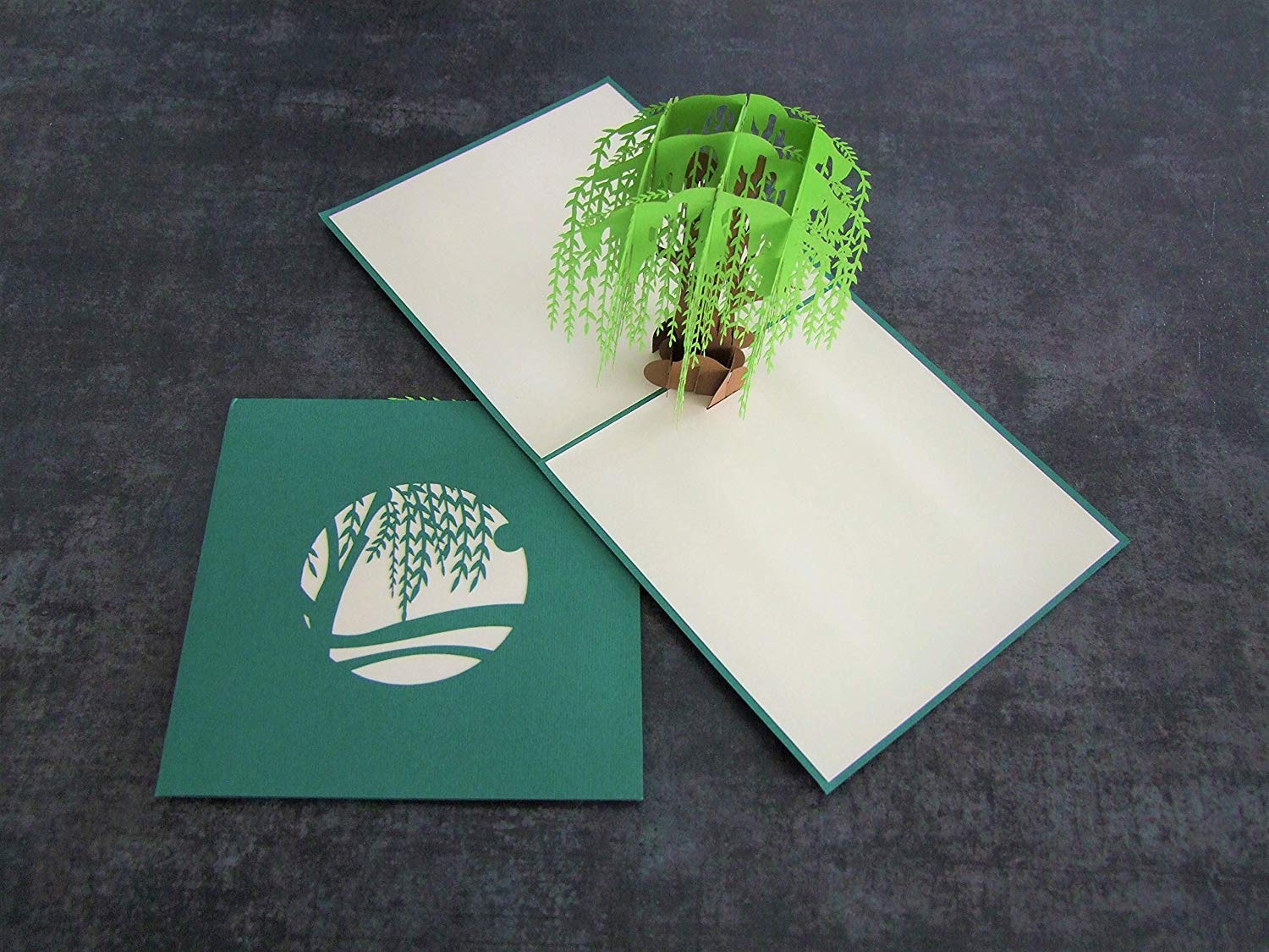 Tree Big 3D Pop Up Greeting Card Handmade