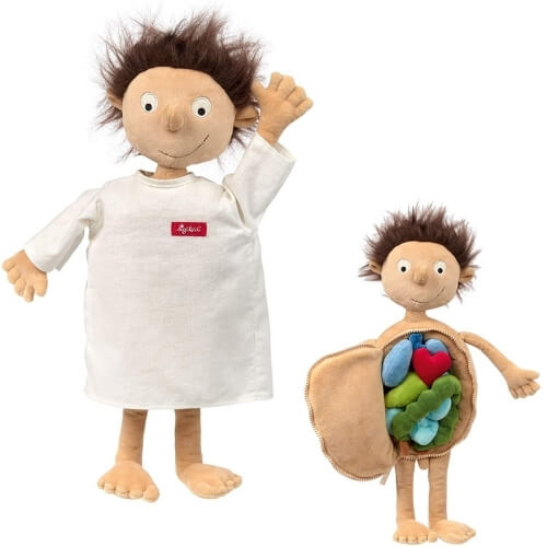 Sigikid Erwin and Rosi Educational Doll Erwin Funny Gifts For Doctors That Will Cheer Them Up