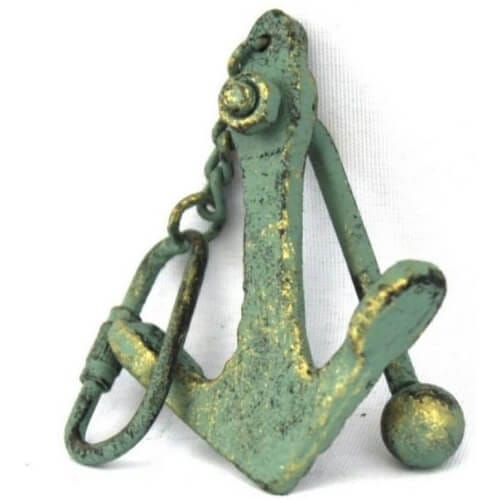 Hampton Nautical K-49015B-bronze Cast Iron Anchor Key Chain Astonishing Iron Gifts For Her On 6th Anniversary