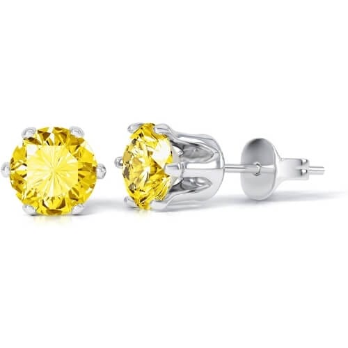 Stud Earrings made with Swarovski Crystals Amazing 13th-Anniversary Gift Ideas