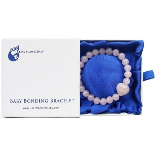 Rose Quartz Baby Bonding Bracelet Amazing Gifts for New Mums