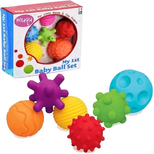 MUQU® Sensory Balls for Baby Cutest And Unusual Baby Boy Gifts