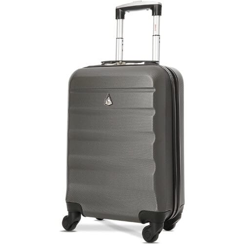 Aerolite Lightweight 55cm Hard Shell Cabin Luggage 4 Wheels Suitcase Amazing Travel Gifts for Her