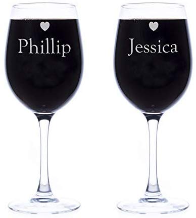 Getting Personal Personalised Wine Glasses Set of Two