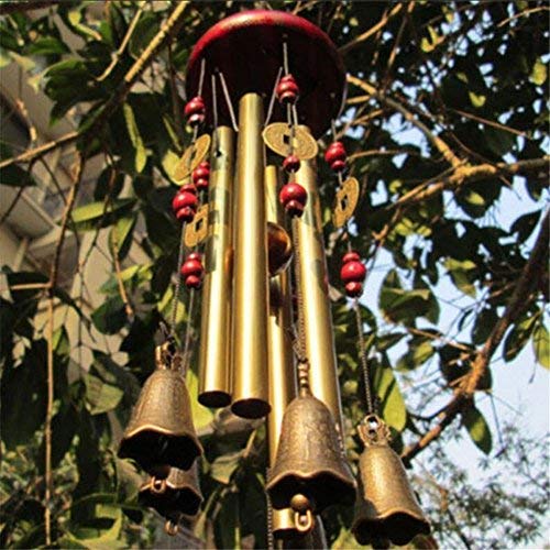 26.33" Large Outdoor Living Wind Chimes Yard Antique Copper