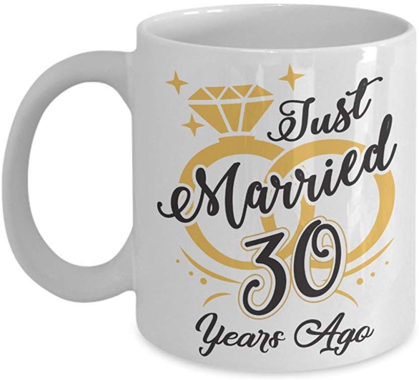 Coffee Mug,30Th Wedding Anniversary Coffee Ceramic Mug Cup