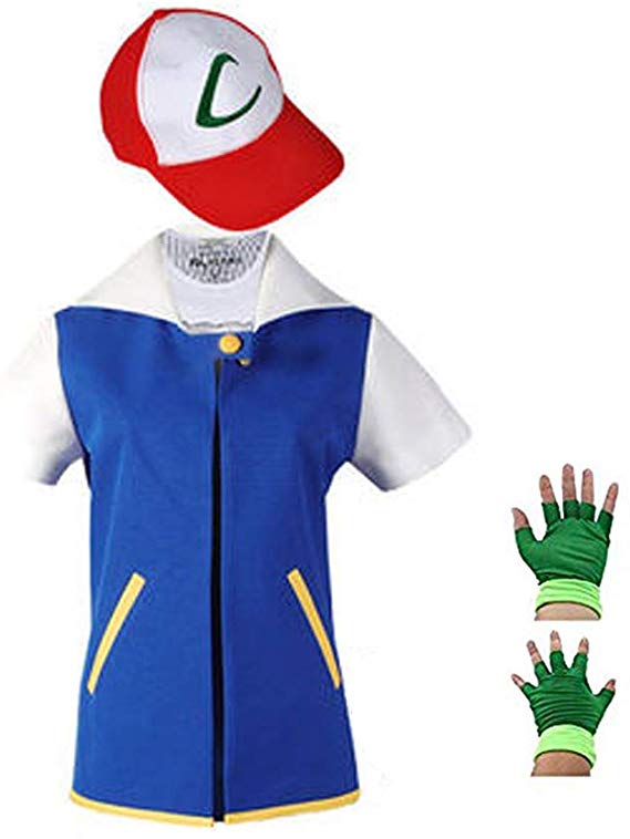 Costume Hoodie Cosplay Jacket Gloves Hat Sets for Trainer