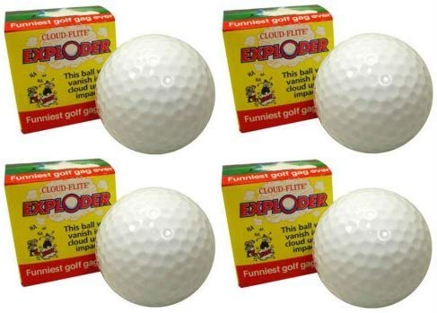 Exploding Golf Ball Four Pack