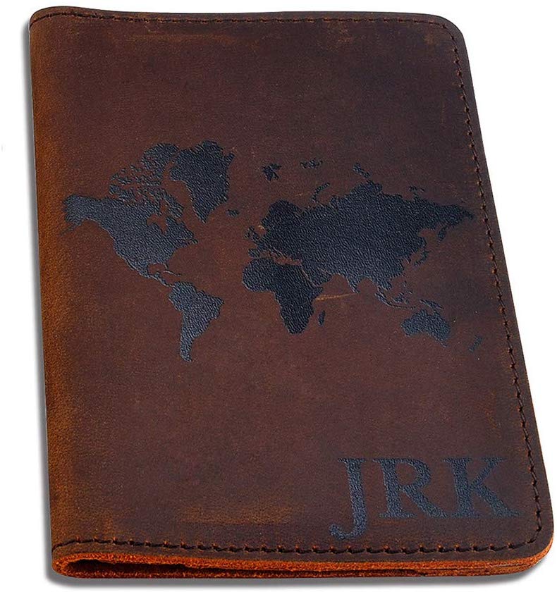 Personalised Genuine Leather Passport Cover