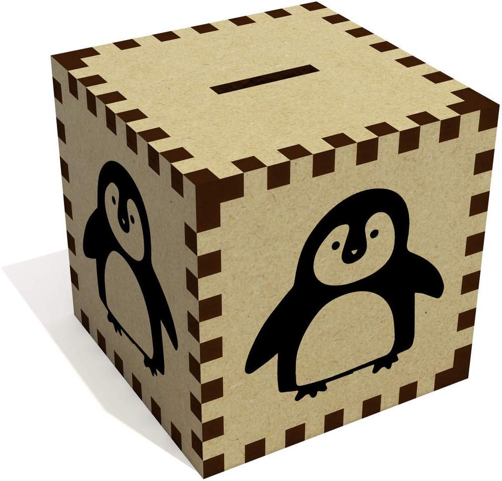 Azeeda 'Cute Penguin' Money Box / Piggy Bank