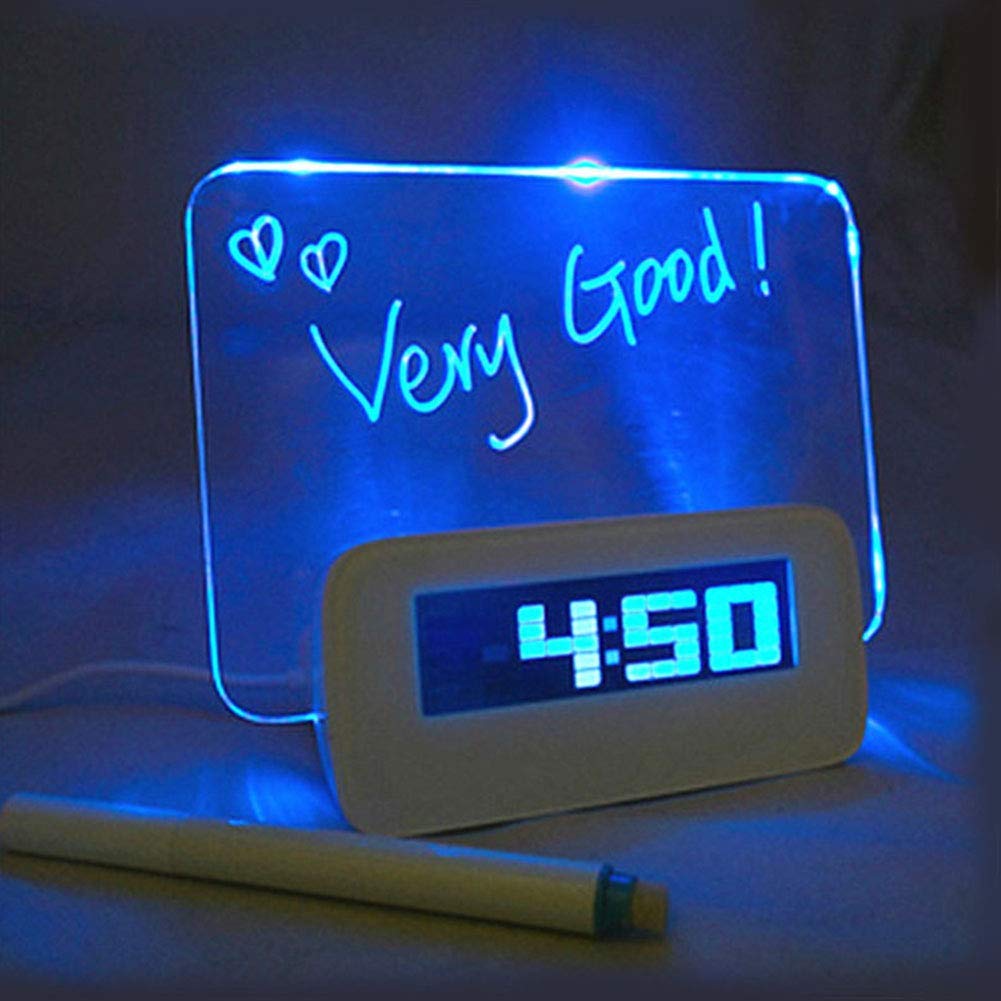 Message Board LED Digital Alarm Clock