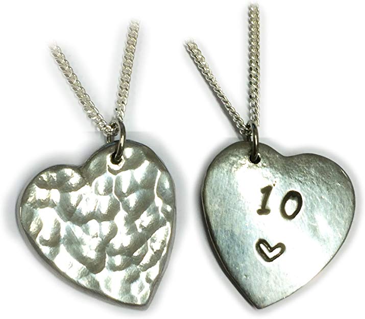 Double-Sided Tin Necklace