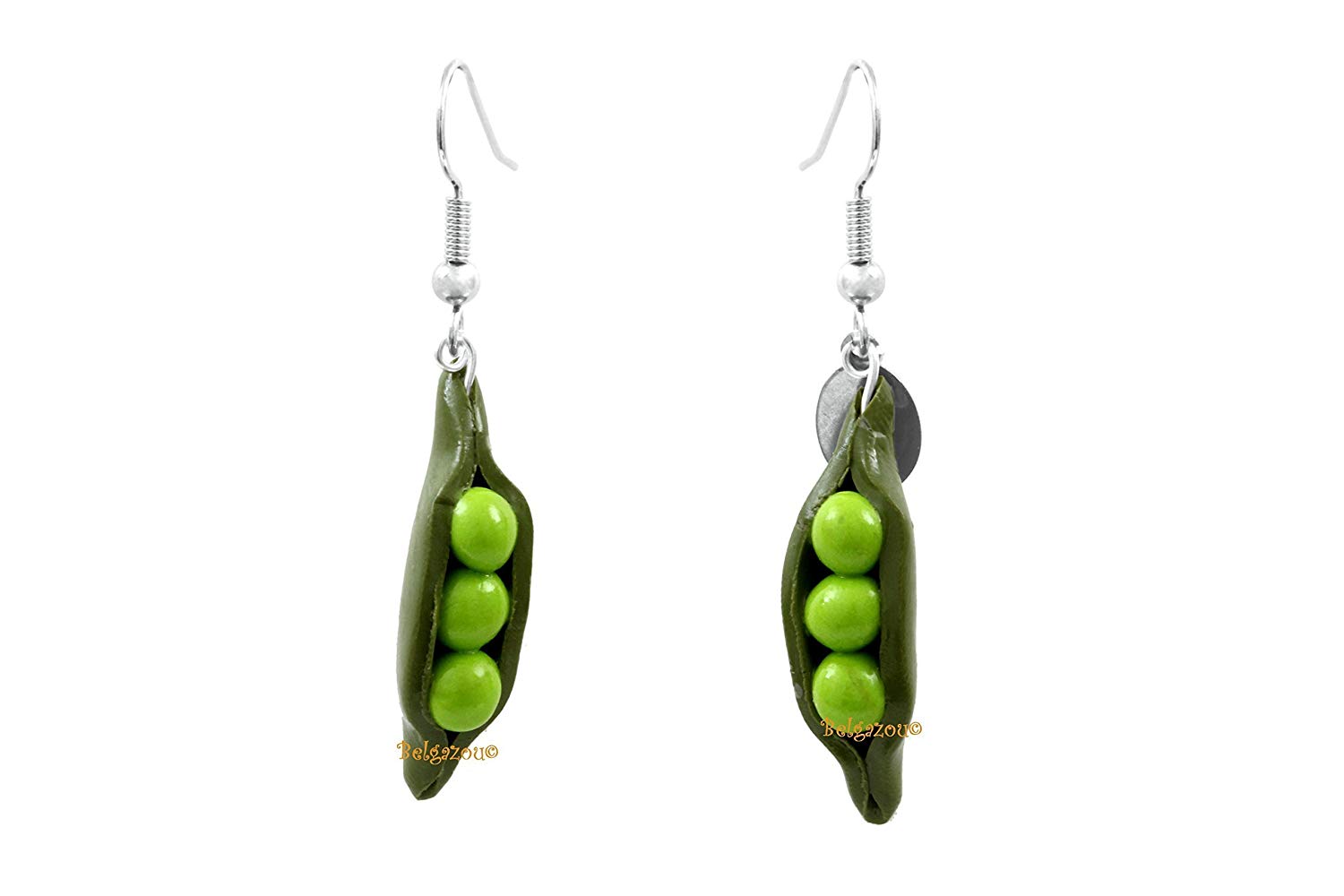 Lady-Charms - Handmade in France -"Peas" earrings