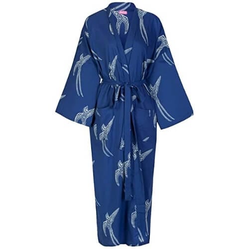 Top Seller! Ladies Cotton Dressing Gown Thoughtful And Unusual Gifts For Mum