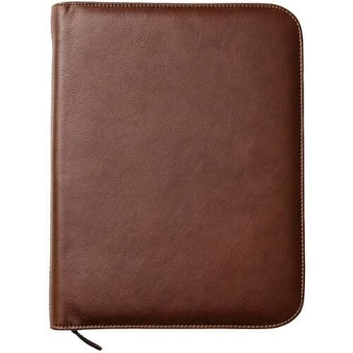 Maruse Personalized Italian Leather Executive Padfolio, Folder Organizer Mind-Blowing Engraved Gifts for Men