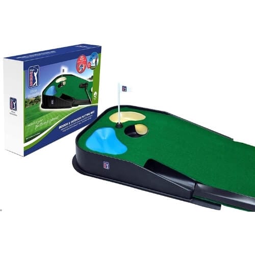 PGA Tour Indoor & Outdoor Golf Putting Mat Gift Ideas for Who Have Everything