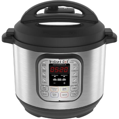 Instant Pot Duo 7-in-1 Electric Pressure Cooker, 6 Qt, 5.7 Litre, 1000 W, Brushed Stainless Steel/Black Christmas Presents for Parents