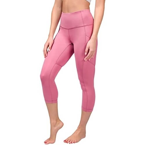 Yogalicious High Waist Squat Proof Yoga Capri Leggings with Side Pockets for Women Gifts To Give Your Best Friend For Her Birthday