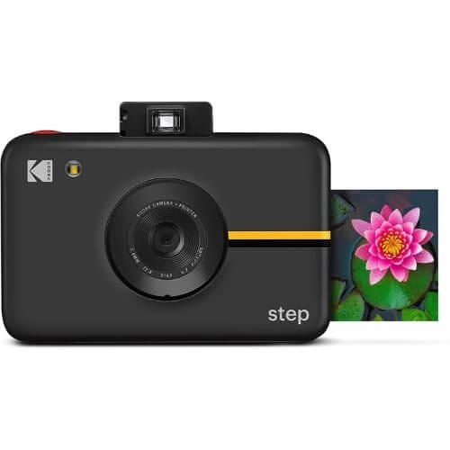 KODAK Step Digital Instant Camera with 10MP Image Sensor (Black) ZINK Zero Ink Technology, Selfie Mode, Auto Timer, Built-In Flash & 6 Picture Modes Gifts To Give Your Best Friend For Her Birthday