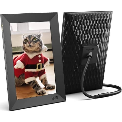 Nixplay Smart Digital Picture Frame 10.1 Inch, Share Video Clips and Photos Instantly via E-Mail or App Gifts To Give Your Best Friend For Her Birthday