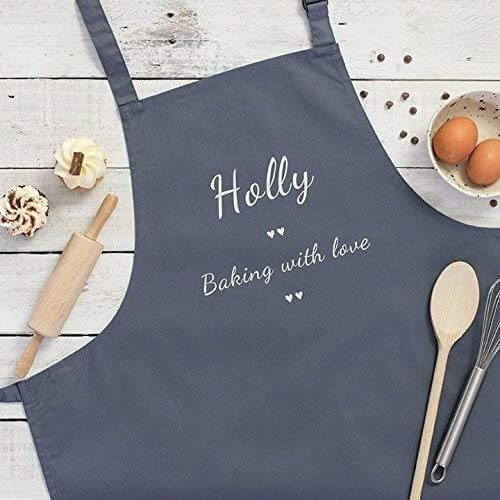 Personalised Apron - Apron - Baking Gifts - Birthday Gift Idea - Mothers Day - Baking Supply - Customize Apron - Personalized Apron Christmas Presents for Parents