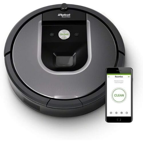 iRobot Roomba 960 Robot Vacuum Cleaner, WiFi Connected and Programmable via App, Silver Christmas Presents for Parents