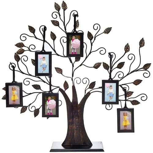 Phillip Whitney Bronze Family Tree 20009 Picture Frame 6 Hanging Photo Frames Gift Ideas For Couples Who Have Everything