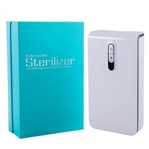 Consolidated Holdings Portable UV Phone Sanitizer, Sterilizer, Cleaner, and Charger for Smartphone, Watch, Jewelry and Toothbrush Gifts For Nurses