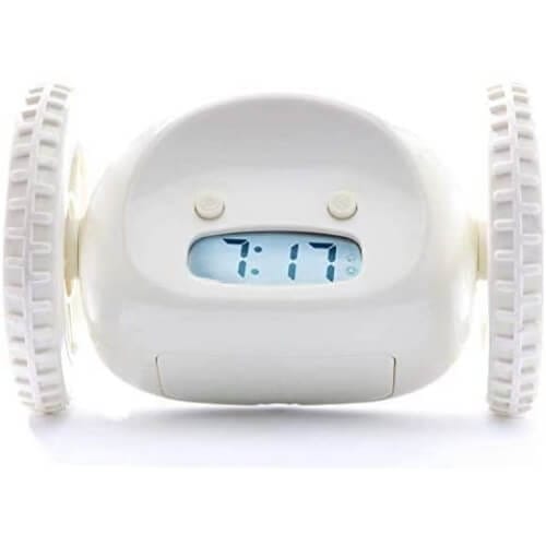 CLOCKY Alarm Clock on Wheels (Original) | Extra Loud Cool Gadgets for Men